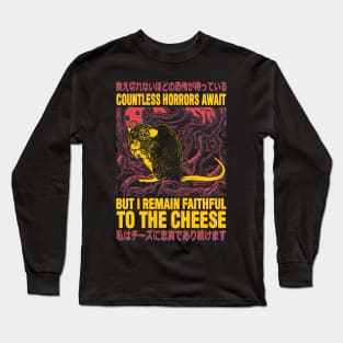 Faithful to the Cheese Rat Long Sleeve T-Shirt